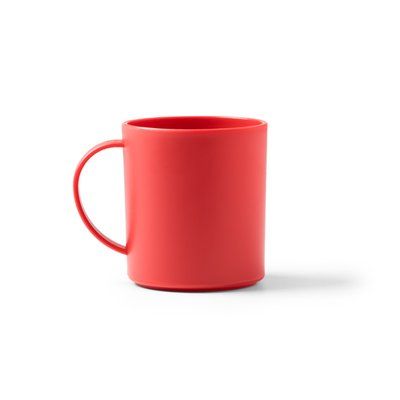 Taza PP reutilizable de 300 ml Rojo Talla Única Adulto