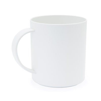 Taza reutilizable de PLA 350 ml Blanco