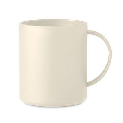 Taza Reutilizable PP 300 ml Beig