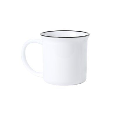 Taza Sublimación Cerámica Borde de Color