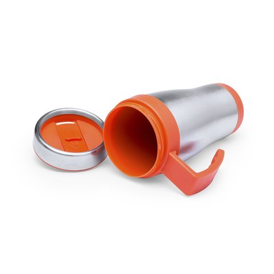 Taza térmica 450ml de acero inox. con asa