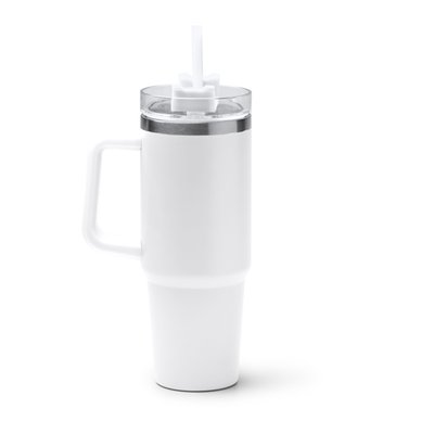 Taza térmica de 870 ml con tapa Blanco