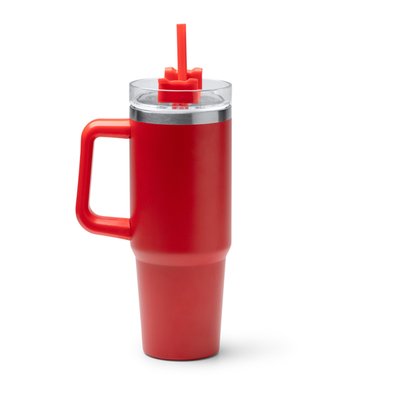 Taza térmica de 870 ml con tapa Rojo