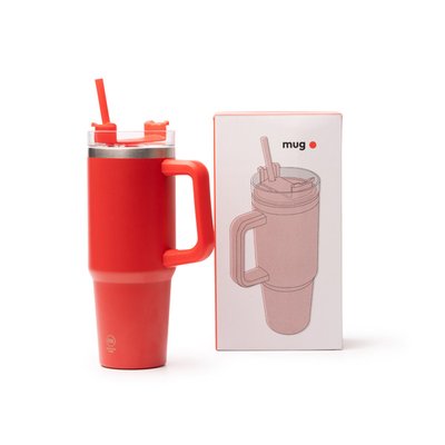 Taza térmica de 870 ml con tapa