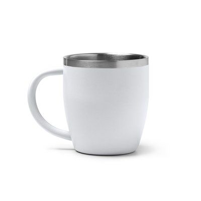 Taza térmica de acero inoxidable de 300 ml Blanco