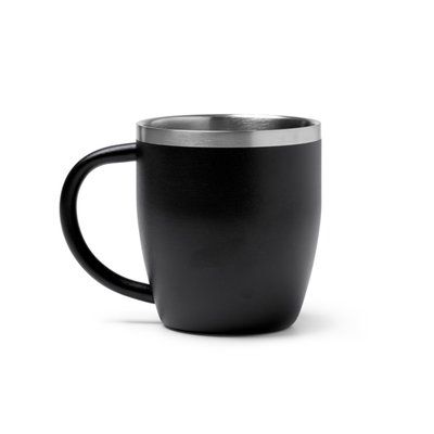 Taza térmica de acero inoxidable de 300 ml Negro