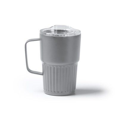 Taza térmica de acero inoxidable reciclado Gris