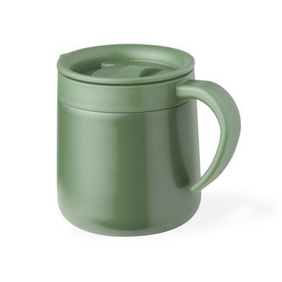 Taza térmica de acero con tapa abrefácil