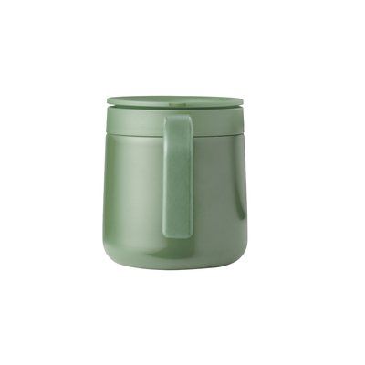 Taza térmica de acero con tapa abrefácil