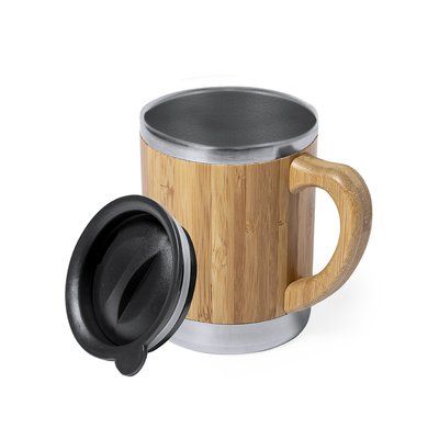 Taza Térmica Bambú 300ml