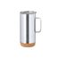 Taza Térmica de Acero Inox con Base de Corcho Plat