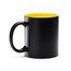 Taza de cerámica ideal láser de 350ml Amarillo