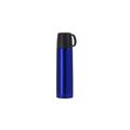 Termo 500ml Doble Pared con Taza en Tapa 130ml Azul