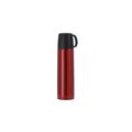 Termo 500ml Doble Pared con Taza en Tapa 130ml Roj