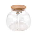 Tetera Borosilicato con Filtro y Tapa Bambú