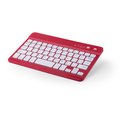 Teclado Bluetooth Recargable Roj Esp