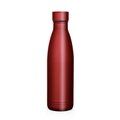 Termo de acero inox 500mL con tapa de rosca Rojo