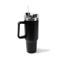 Termo grande 1.18 L con asa y pajita Negro