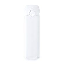 Termo de acero inoxidable doble pared Blanco TALLA ÚNICA ADULTO