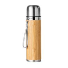Termo bambú 420 ml con cinta para transporte Bambu