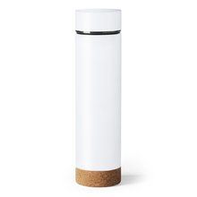 Termo doble pared con infusor de té Blanco