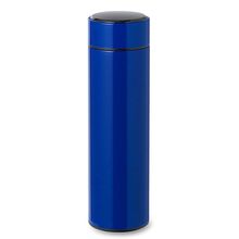 Termo de acero inox con Medidor Temperatura Azul
