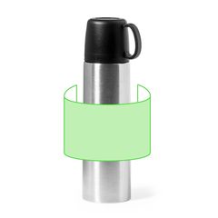Termo 500ml Doble Pared con Taza en Tapa 130ml | Alrededor del bidón | 150 x 100