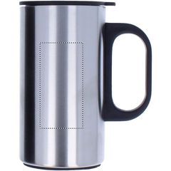 Termo de acero inoxidable personalizado con dos tazas 500ml | MUG 2 | 30 x 60