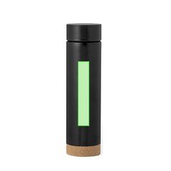 Termo de acero con base de corcho doble pared e Infusor | Area 11 | 20 x 120