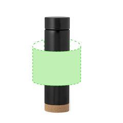 Termo de acero con base de corcho doble pared e Infusor | Area 6 | 125 x 120