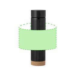 Termo de acero con base de corcho doble pared e Infusor | Area 7 | 165 x 120