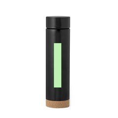 Termo de acero con base de corcho doble pared e Infusor | Area 9 | 20 x 120