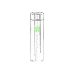 Termo Acero Inoxidable 500ml | En el frente | 25 x 20