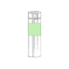 Termo Acero Inoxidable 500ml | En el frente | 70 x 70