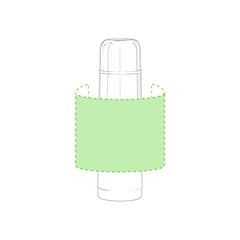 Termo Brillante 500ml con Tapa | Alrededor del bidón | 100 x 100