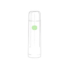 Termo Brillante 500ml con Tapa | En el frente | 25 x 20