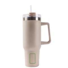 Termo grande 1.18 L con asa y pajita | Frontal abajo dch | 20 x 50