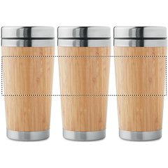 Termo Inoxidable y Bambú 400ml | 360 | 251 x 60