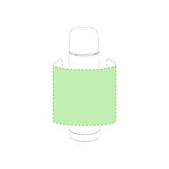 Termo personalizado de acero inoxidable en mate 500 ml | Alrededor del bidón | 165 x 120