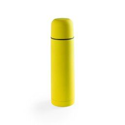 Termo personalizado de acero inox de colores mate (500 ml) Amarillo