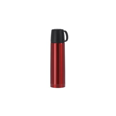 Termo 500ml Doble Pared con Taza en Tapa 130ml Roj