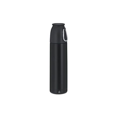 Termo 500ml y Taza con Mosquetón Neg