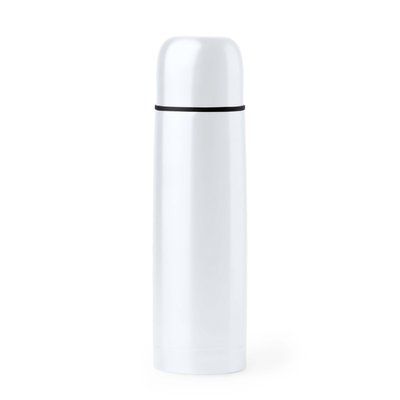 Termo de 500 ml con tapa taza Blanco Talla Única Adulto