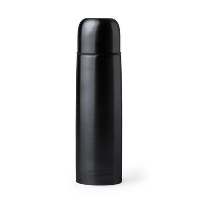 Termo de 500 ml con tapa taza Negro Talla Única Adulto