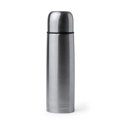 Termo de 500 ml con tapa taza Plata Talla Única Adulto