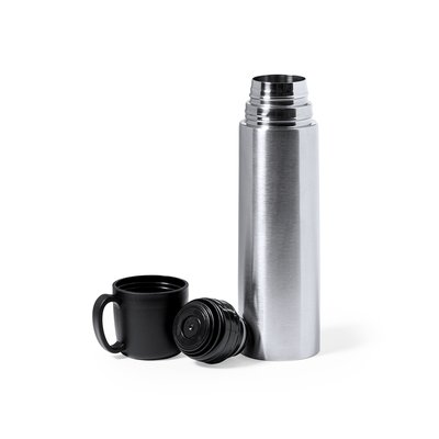 Termo 500ml Doble Pared con Taza en Tapa 130ml