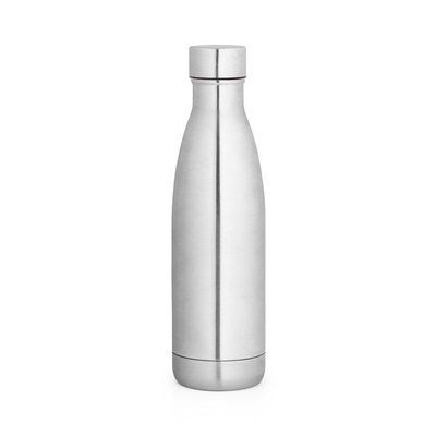 Termo de acero 520 ml con tapón antifugas Cromado Satinado