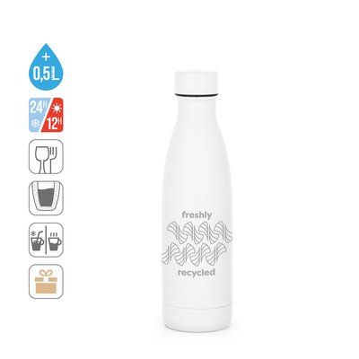 Termo de acero 520 ml con tapón antifugas