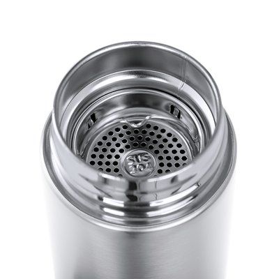 Termo de acero con base de corcho doble pared e Infusor