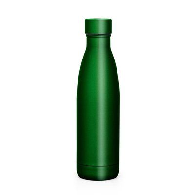 Termo de acero inox 500mL con tapa de rosca Verde